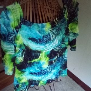 frank Almay designer top size L